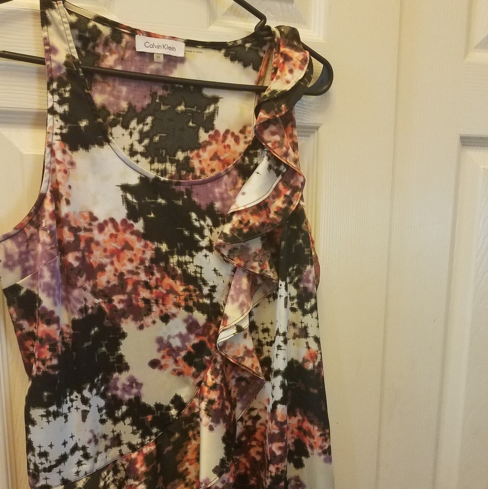Ruffle Front Blouse